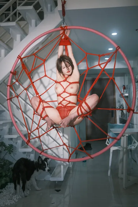 I was suspended in the air [f]