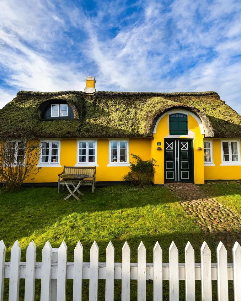 This Yellow House In Denmark