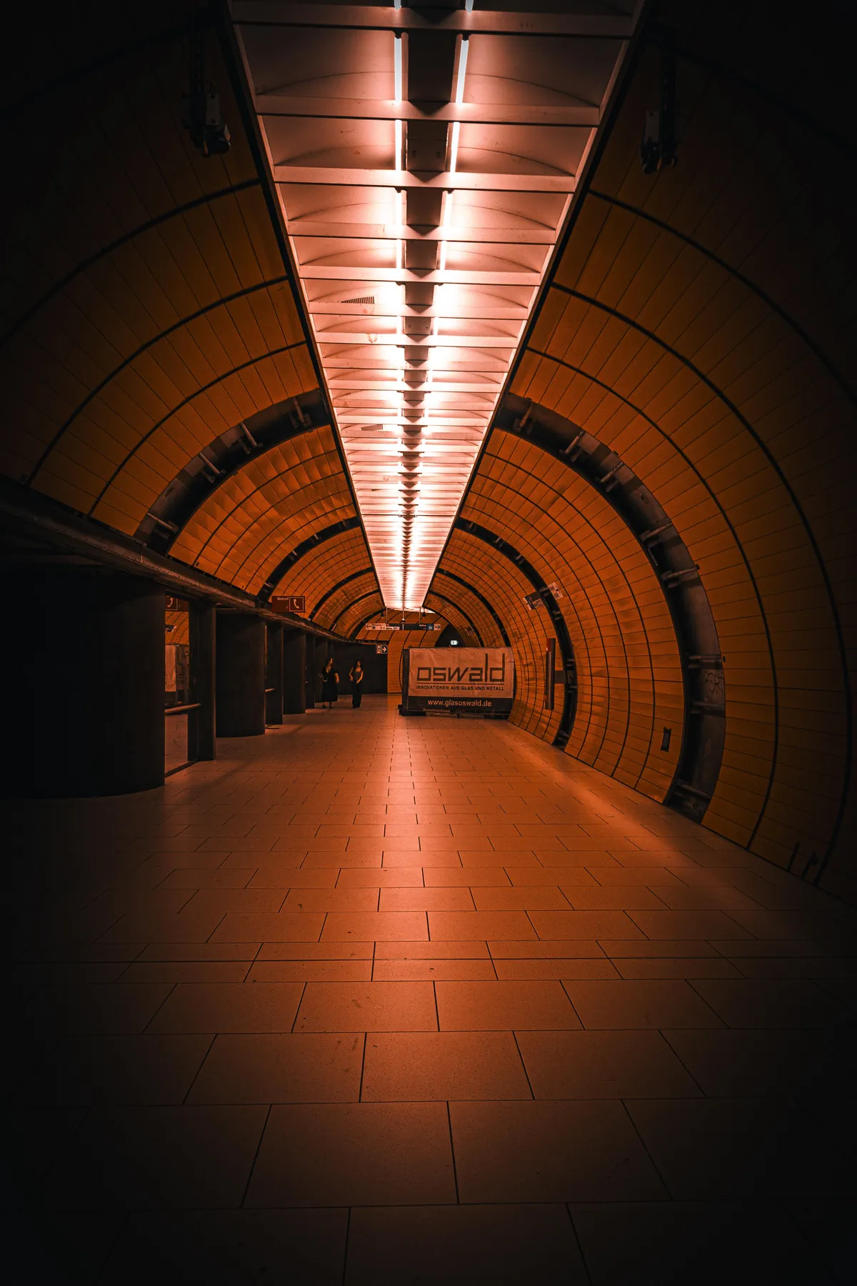ITAP of a train station in Munich