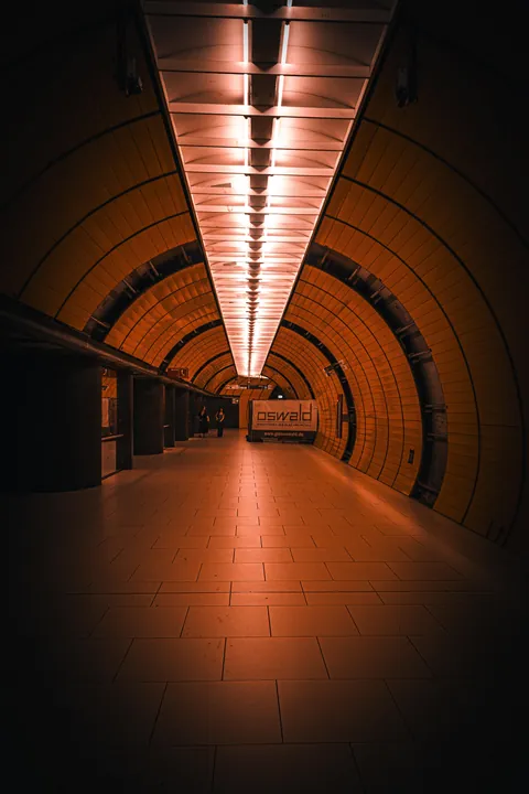 ITAP of a train station in Munich