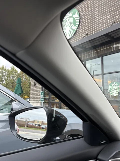 I’m parked at Starbucks and can see another Starbucks in my side view mirror