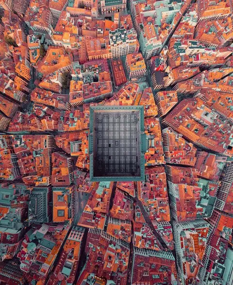 Dating back to the 15th century, Plaza Mayor is a major public space in the heart of Madrid, the capital of Spain.