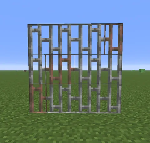 New copper bars=rusty iron bars!