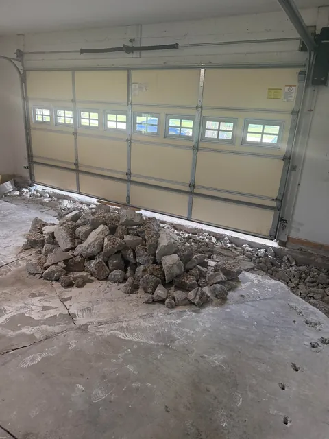 Finally fixed the concrete in our garage