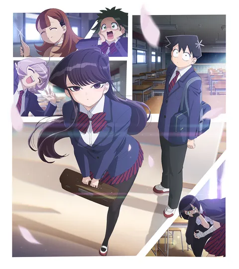 "Komi Can't Communicate" new key visual