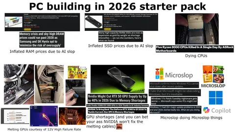PC building in 2026 starter pack