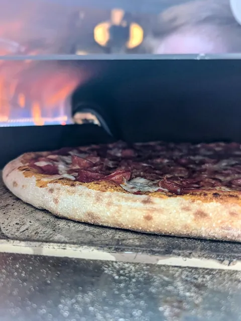 [homemade] 20" natural casing NY style pepperoni pizza
