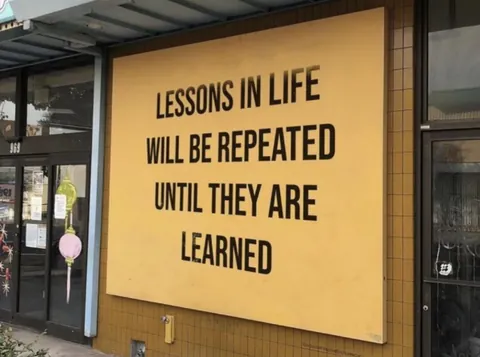 [image] Sometimes you learn a lesson and move on .