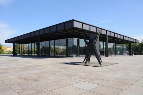 New National-gallery in Berlin, Germany (1965-1968) by Ludwig Mies van der Rohe