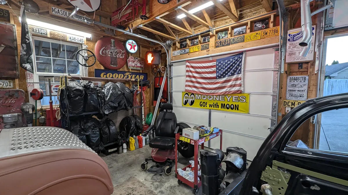 I heard y'all like old man garages...