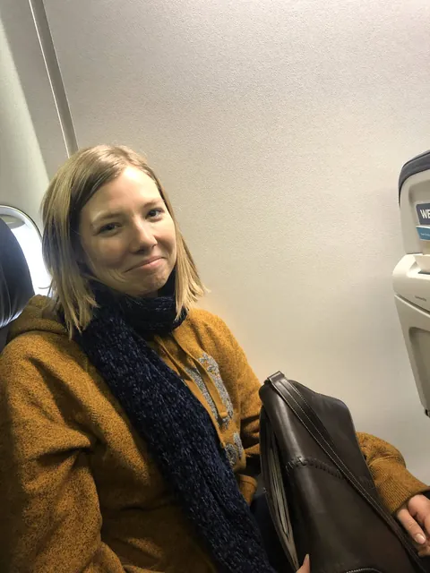 She traded me for the window seat before we got on the plane