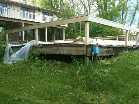 15 years ago, we purchased an abandoned property. This is our garden now (look at the before).