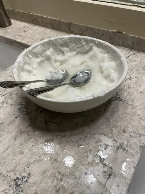 the restaurant im at has the soap in a bowl
