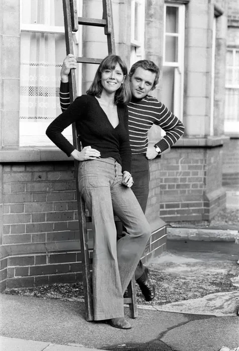 Diana Rigg and Anthony Hopkins photographed by Ron Burton on 19th September, 1972.