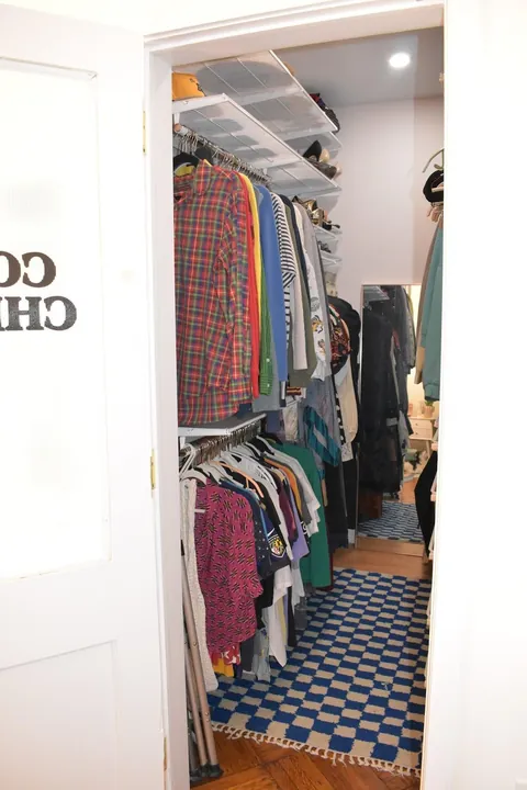 It took a year, but the living room, office, bedroom, and bathroom are all done.