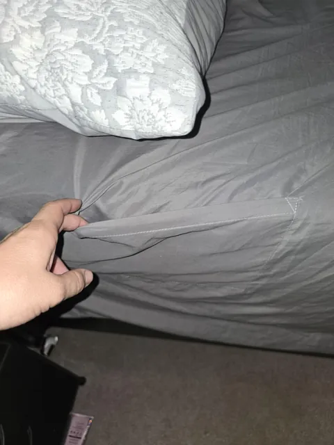 My fitted sheet has a pocket sewn in to it.