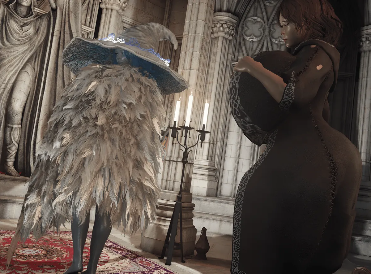 Ranni fills Melina with her Primeval Current (by me)