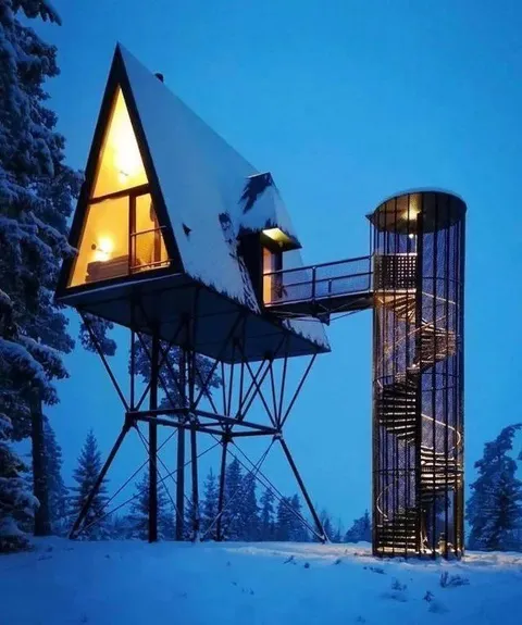 A modern cabin in Norway
