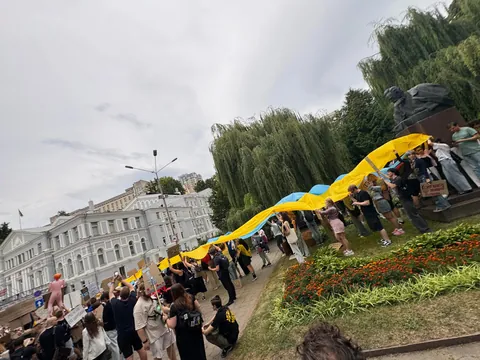 Fourth day of protests in Kyiv, Ukraine