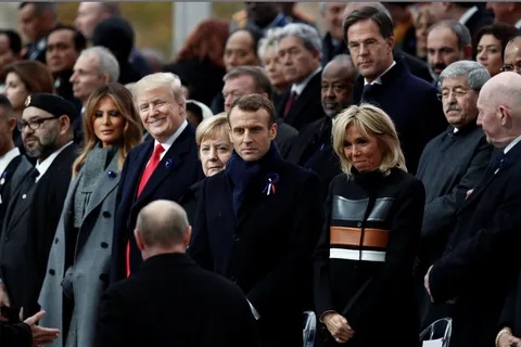 Reactions to Vladimir Putin arriving at WW1 centenary