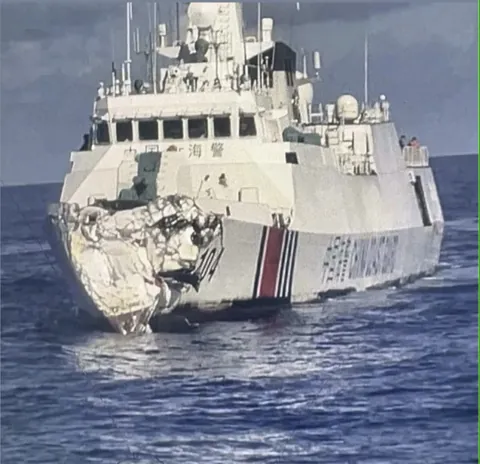 PTV: Aftermath of wrecked Chinese Coast Guard ship