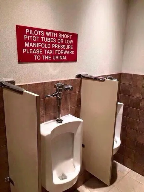 Pilots warning.