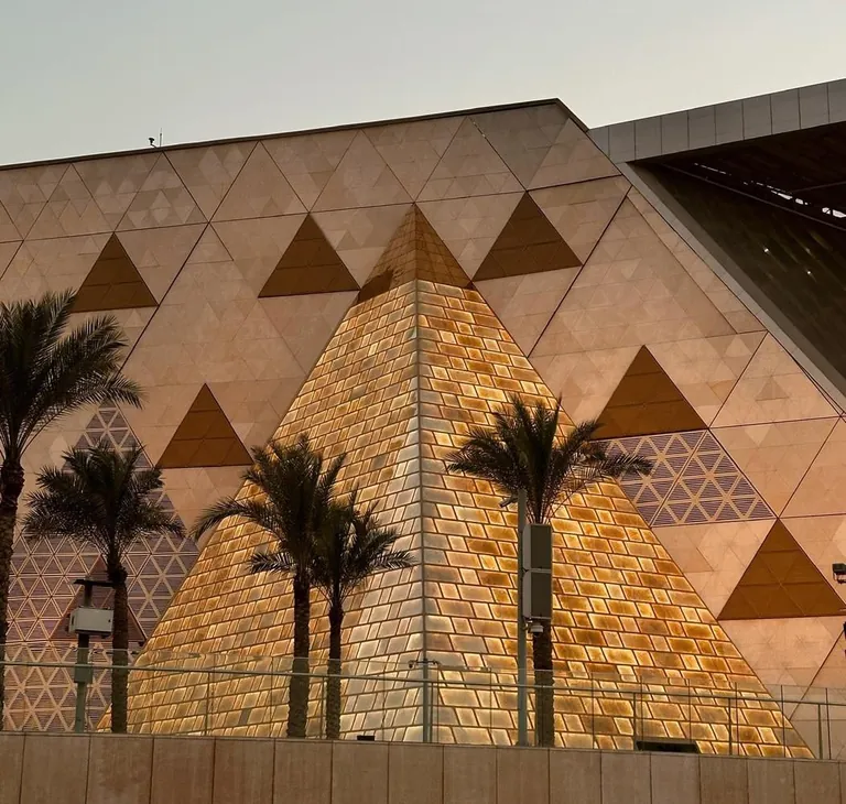 Grand Egyptian Museum by Heneghan Peng Architects in Giza, Egypt. The largest museum in the world for a single civilization