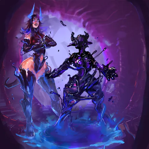 Squel's Cursed Collar 2 (2/2). by (convolute) [F/F/M]