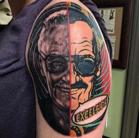Stan Lee tribute done by Matt O’Baugh at Black Cobra, Little Rock, AR
