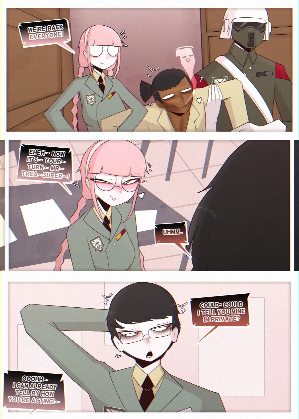 Student Council's team building (oc)