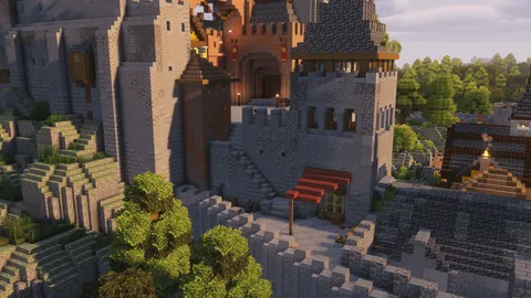 This castle took ~170 HOURS. Every room detailed!