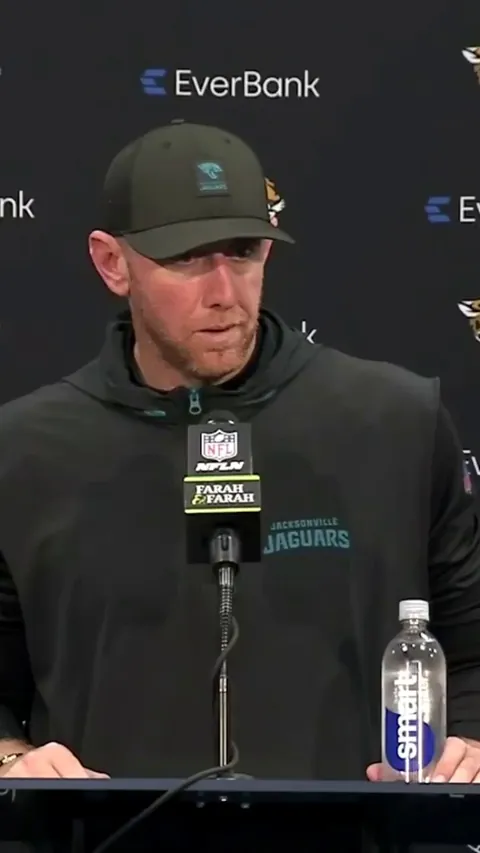 A reporter gave Jacksonville Jaguars' head coach Liam Coen a nice word of encouragement after his team was eliminated in the postseason.