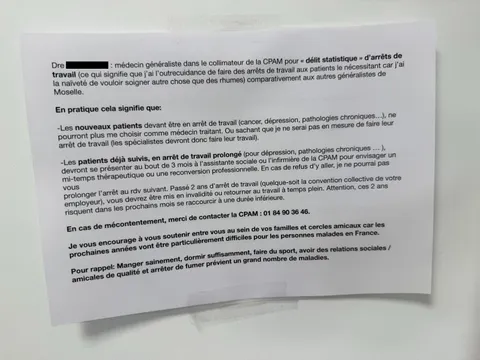Vu chez mon médecin... le "délit statistique", marche ou crève