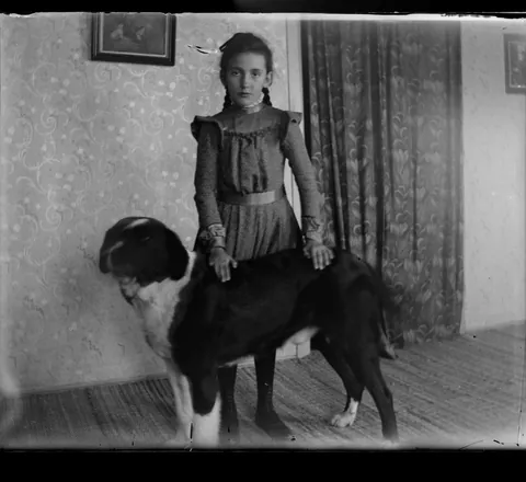 i found a tote full of old dry plate negatives!