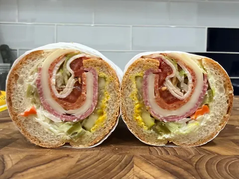[homemade] sub sandwich.