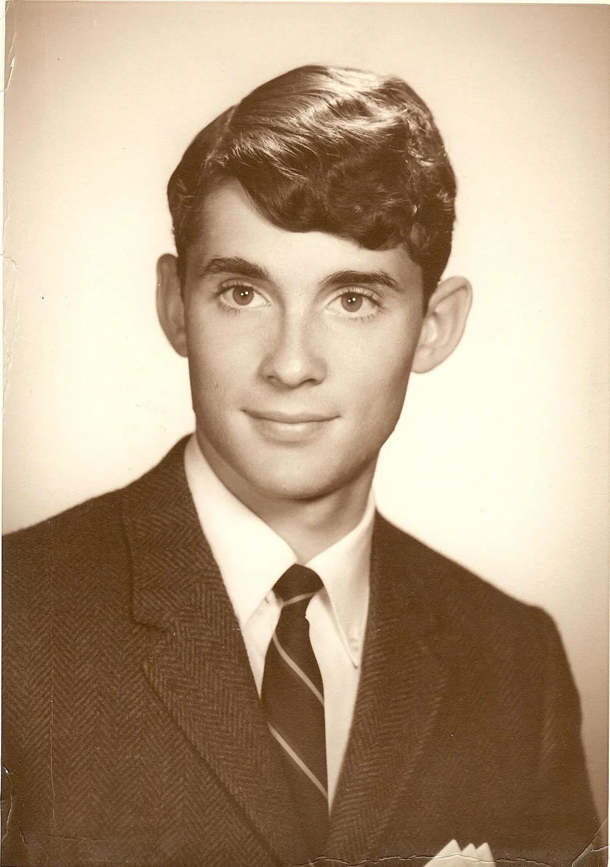 My Dad and Mom's high school Senior pictures, 1967.