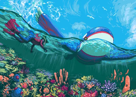 An underwater encounter