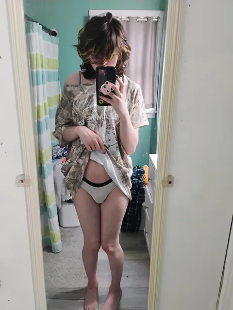Go ahead take my clothes off