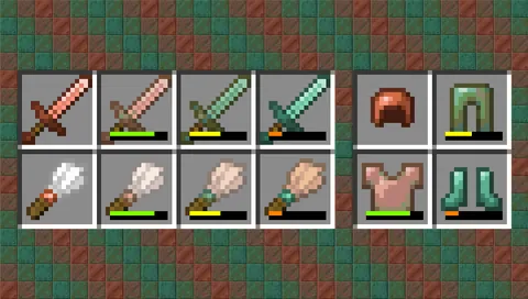 Oxidizing Copper Durability Resource Pack