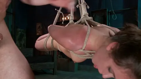 Suspended hogties are the perfect position to sample all three holes (ft. Casey Calvert)