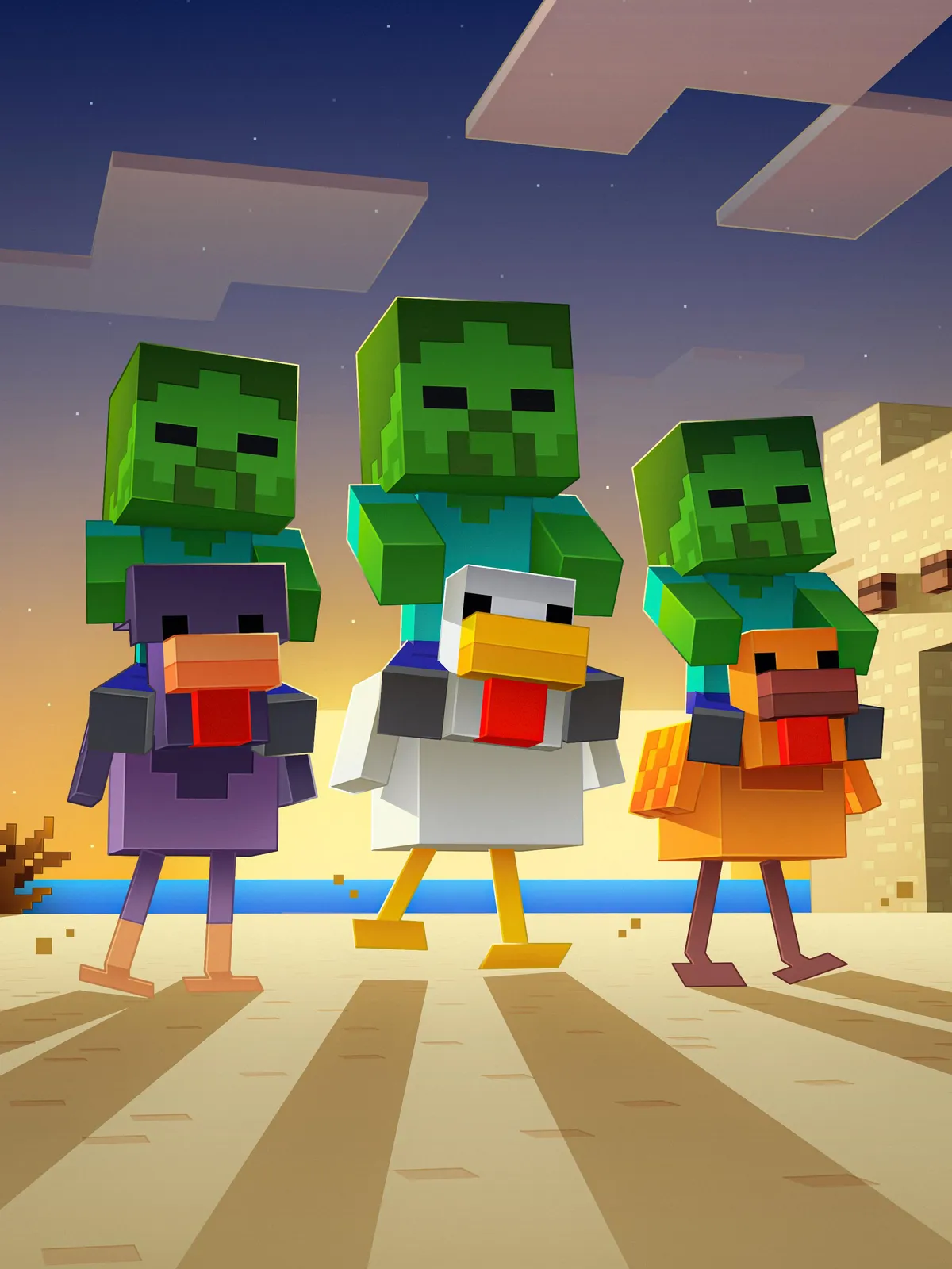 Chicken Jockey Render 🐓🧟