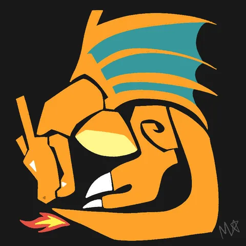 Made some Monster Hunter icon inspired Pokemon drawings!!