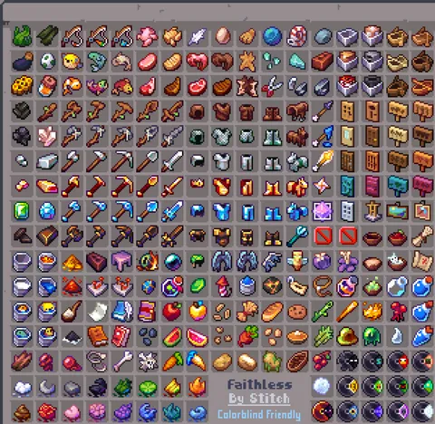 I finished every main item in my texture pack after 8 months.