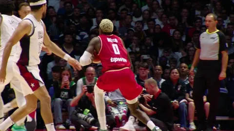 [Highlight] Joel Embiid block to Anthony Edwards fastbreak dunk captured in slow motion

