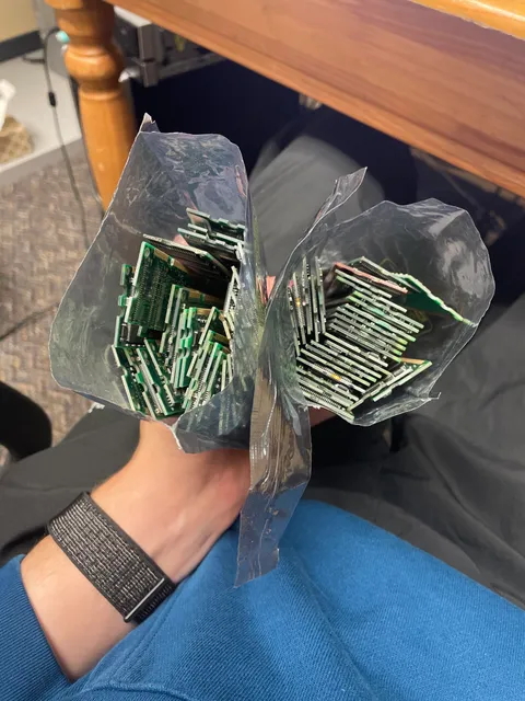 My boss just gave me two bags of old RAM sticks and told me I could do what I want with them. Any ideas?