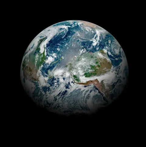 Planet Earth 15 Minutes Ago By the GOES Satellite