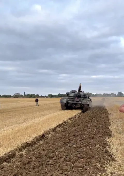 A Tank in the Wrong Field