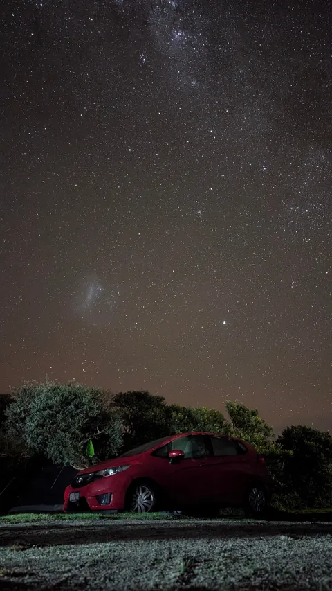 Galactic plane views from Paradise beach, Victoria