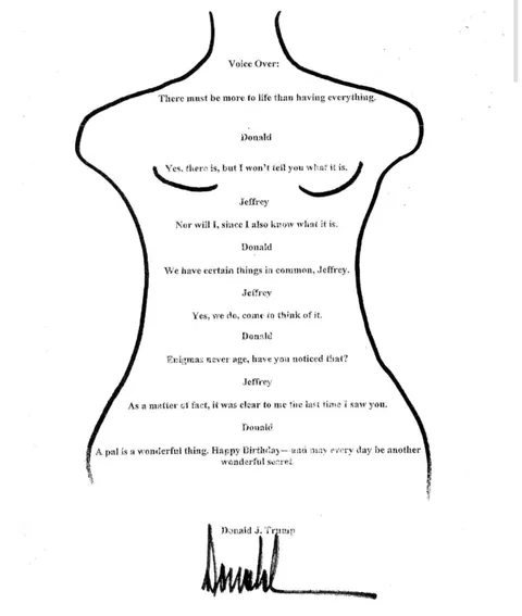 A letter Keith Olbermann received from Trump. So weird that signatures match