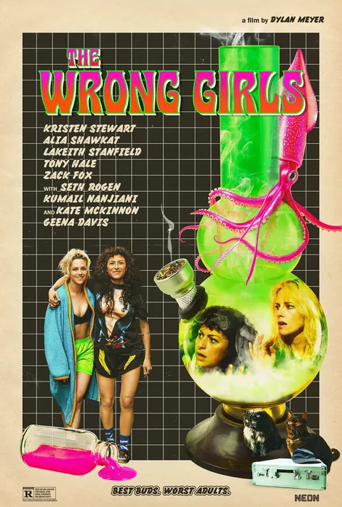 Official Poster for 'The Wrong Girls' - Two aimless young women (Kristen Stewart &amp; Alia Shawkat) inadvertently gain telepathic abilities after ingesting an experimental drug, pitting them against dangerous rivals pursuing the same powerful substance.